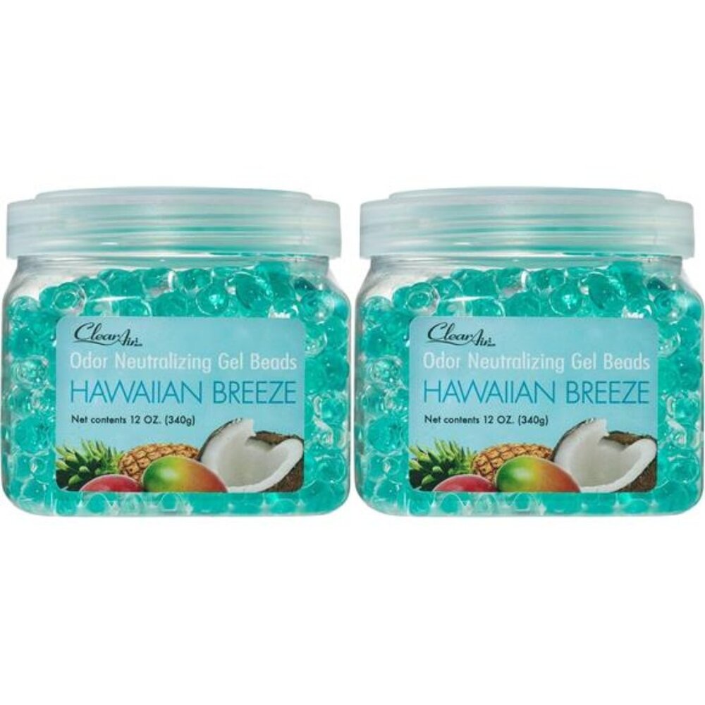 Clear Air Odor Eliminator Gel Beads12 oz, Pack of 2 Air Freshener Essential Oils